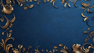 皇家蓝立体感浮雕背景