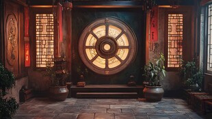 古风室内场景