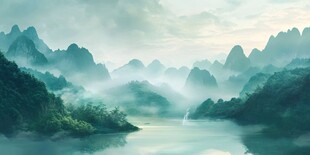 大气高清意境山水