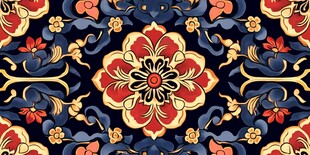 传统风格花纹图案