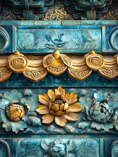 鎏金浮雕装饰