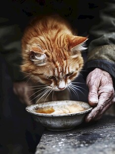 喂养流浪猫