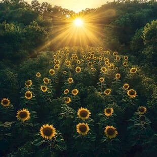 棵棵葵花向太阳