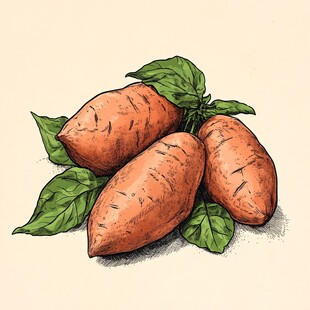 番薯手绘