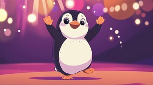 原创卡通小企鹅