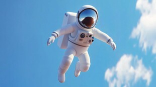 宇航员卡通壁纸