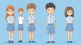 小学生人物设计