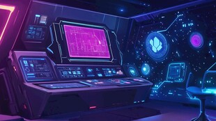 宇宙飞船控制室