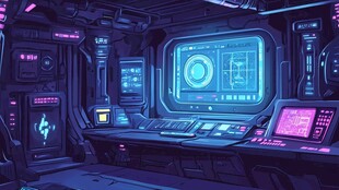 宇宙飞船控制室