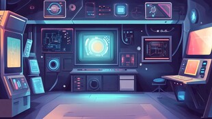 宇宙飞船控制室