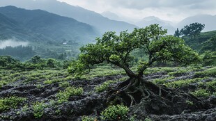 山谷中的绿色奇迹