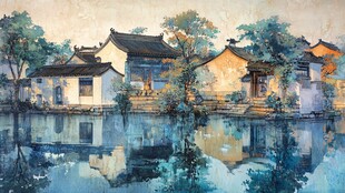 江南水乡的宁静时刻