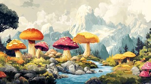 神秘蘑菇丛林