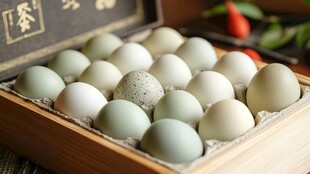 蛋盒中的自然之美