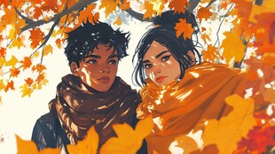 秋日里的温馨时刻