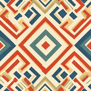 几何图案的对称美