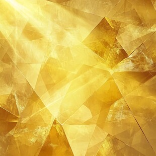金色几何抽象