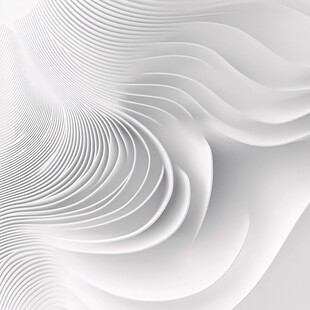 白色波浪线抽象图案