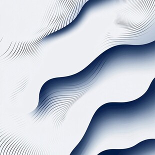 抽象波浪线图案