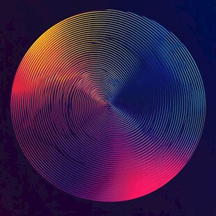 迷幻圆形图案