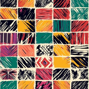多彩抽象图案
