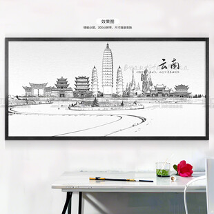 手绘云南