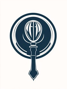 神秘的圆形镜子