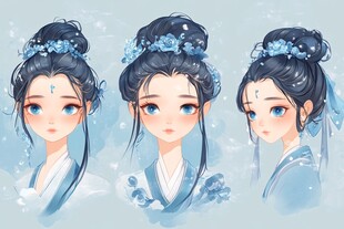 古风动漫女孩形象