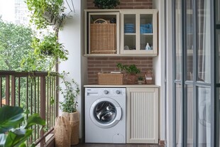 阳台洗衣空间设计