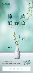 惊蛰节气海报