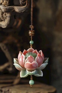 莲花吊坠