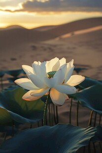 沙漠中的莲花之谜