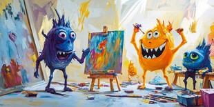 怪物绘画派对