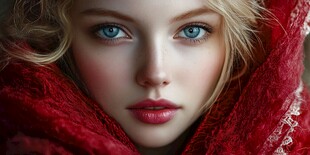 红色围巾的魅力