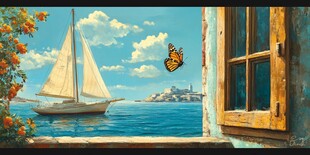 海边的宁静时刻