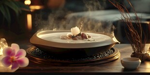 美味佳肴 热气腾腾