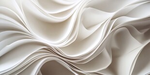 抽象的白色波浪