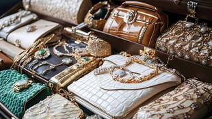 奢华配饰的展示