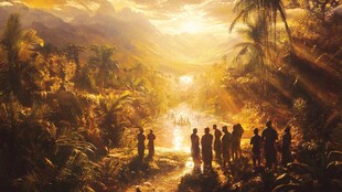 金色丛林的黎明