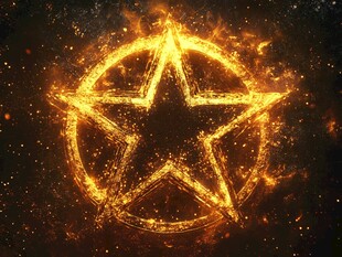 燃烧的五角星