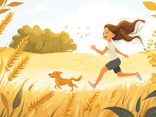 麦田里的快乐时光