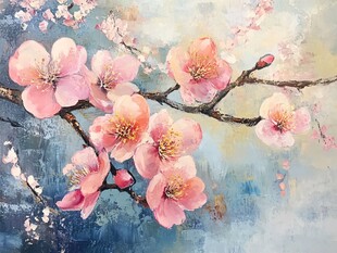 春日里 桃花朵朵绽放