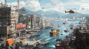 未来的城市港口