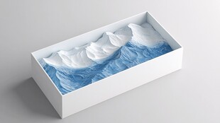 抽象的三维地形模型