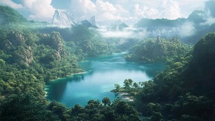 山水画中的自然天堂