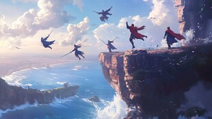 悬崖上的英勇之跃