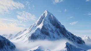 孤独的雪山之巅