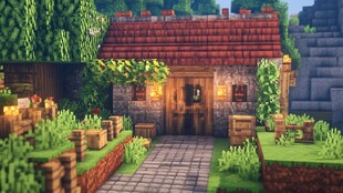 我的世界 中的宁静小屋