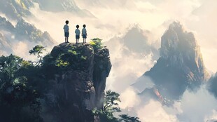 云雾缭绕的山巅之旅