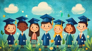 毕业的喜悦时刻